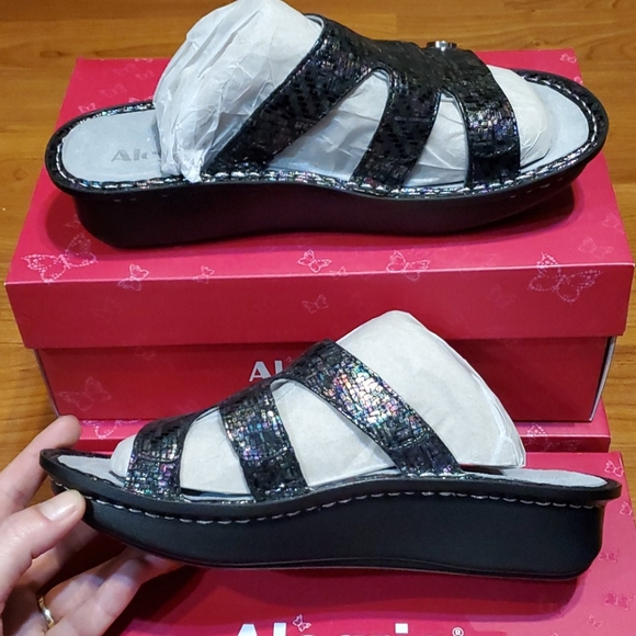 💥 New Alegria Dinah stone dazzle comfort sandals - Picture 3 of 7